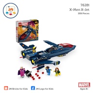 LEGO Marvel 76281 X-Men X-Jet (359 Pieces) For Children Aged 8 And Up Brick Toy Toys