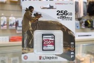 【日產旗艦】公司貨 金士頓 Kingston Canvas UHS-II 256GB V60 280MB SD高速記憶卡