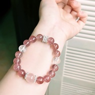 Strawberry Crystal Women Wholesale Bracelet Live Original Female Bracelet V3ZZ