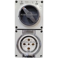 BTG 32A 5PIN W/P SOCKET 56CV532  IP66 500V a.c. = FOR [ 5PIN PLUG 32A]