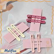 MELIFLUO Candy-colored Cute Hairpin, Solid Color Alloy Hairpin with Wavy Side, Hair Accessories