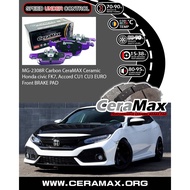 HONDA CIVIC FC1 FC8 FK1 FK2 FK3 FK7 14- 2019 2021 ACCORD 08- 2015 MG2308R CERAMAX FRONT BRAKE PAD