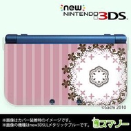 (new Nintendo 3DS 3DS LL 3DS LL ) かわいいGIRLS 27 レース6 パステルピンク カバー