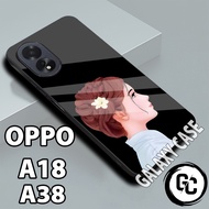 Glossy Softcase OPPO A18 A38/case OPPO A18 Girls/case OPPO A38 glitter/casing/CASE OPPO A18 A38
