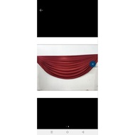 Backdrop scallop Decorative pole size 300cm x 300cm