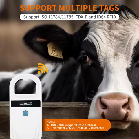 Readell 1 pcs WS180-D FDX-B 134.2KHZ pet reader animal microchip scanner