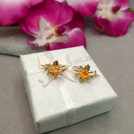 10K Flower Earrings 10k Gold-filled