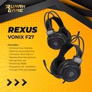 Headset Gaming Rexus Vonix F27 Single Jack - Gaming Headset Series