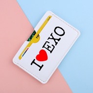 Korean EXO Card Bag Coin Holder Wallet Mini Pu Leather Card Purse