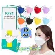 *Ready stoc*KF94 Korean Design Adult Face Mask 3 layer Protection/ BFE>95% / N95 equivalent/ Anti ba