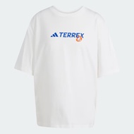 Adidas Hiking Terrex Back Graphic Tee Women White JI9157