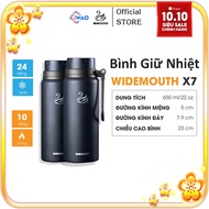 2GOOD Wide Mouth X7 Thermos Bottle 650ml (Stainless) (Oxford) Genuine Electronic Product