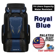 50L 70L Large Capacity Backpack Waterproof Bag Hiking Bag Travel Hostel Bag
