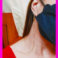 10k Saudi Gold Face Mask Holder Chain