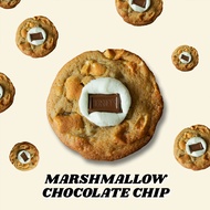 Jumbo Cookie - Marshmallow & Chocolate Chip 80g. คุ้กกี้ยักษ์ รส Marshmallow & Chocolate Chip กรอบนอ