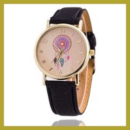 ∆ ▩ ▪ Luckin Mart Geneva leather Wrist Watch Dream catcher Watch