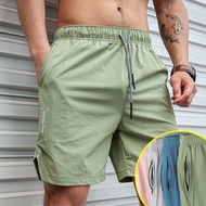 American Five-point Thin Sports Shorts Men's Quick-Drying Training Fitness Quarter Pants Running Cas