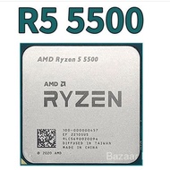 AMD Ryzen CPU R5-5500 Loose Chip 6-Teras/12-Benang Pemproses CPU Desktop AM4 Serasi dengan B550