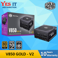 COOLER MASTER V850 Gold V2 / V850 GOLD WHITE EDITION V2 80 PLUS GOLD SEMI-FANLESS FULL MODULAR PSU (