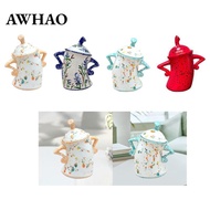 [AWHAO] Attitude Canister Sassy Teapot with Attitude for Living Room Wedding Kitchen