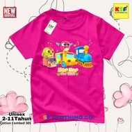 KSF - Latest Children's T-Shirt HOP HOP OWL Ages 2-11T Made of 30s Combed Cotton /NA