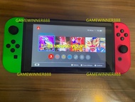 《今日快閃價》（中古二手）已開心 大內存版本 NS 主機 任天堂 SWITCH console 初版 主機 港版 行貨 （已開心 初版型號）+ 電視座+512G內存卡+ HDMI線+電源線 全套 配件