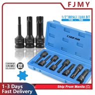 1/2" Square Drive Impact Star Bits Socket Set T20 T25 T30 T40 T50 T55 T60 CR-MO Wrench Tools