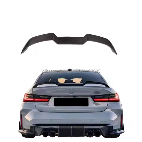 Dry Carbon Fiber Rear Trunk Spoiler Wing V Style for G20 G80 G82 G83 M3 M4 Carbon Fiber Rear Wing