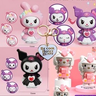 GANTUNGAN 3 FACE Keychain - Sanrio 3 FACE Keychain - Keychain FACE Swap