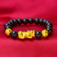 DMY Jewelry Gold 916 Original Malaysia/ Gelang Tangan Lelaki/ Pixiu Couple Bracelet