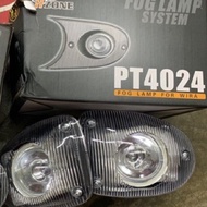 proton wira satria 1.8 sport light WHITE lampu bumper depan fog lamp 1.8 front set