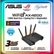ASUS TUF-AX4200 WiFi 6 AX4200 TUF Gaming Wireless Router Dual Band Game Booster Strong Coverage, Ext