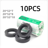 10PCS Oil seal 20*52*7 20528 20.52.10 20x52x8 20-52-10 skeleton oil seal sealing ring