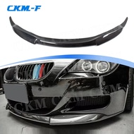 Carbon Fiber Front Bumper Lip Spoiler Diffuser Chin Car Accessories for BMW 6 Series E63 E64 M6 2006