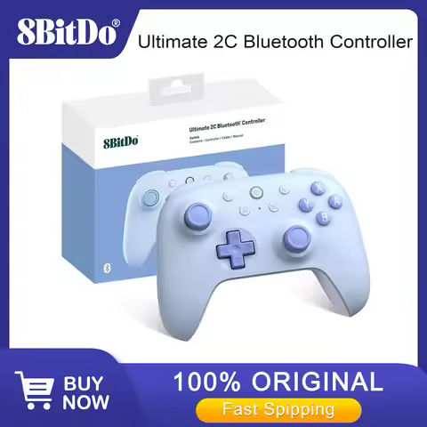 8BitDo Ultimate 2C Bluetooth Controller for Switch/Switch 2, Wireless Controller with 6-Axis Motion 