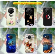 Sharp Aquos R8 Pro 5G/ R8s Pro/ Aquos R8/ R8s flexible case printed with calligraphy, unique and fan