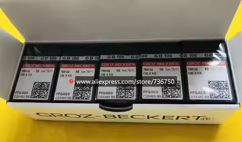 500pcs Genuine Groz-Beckert Embroidery Needle DBXK5 DB X K5 FFG/SES Tajima Barudan SWF Happy Melco Z