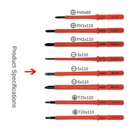 [PIA Store] SelectedInsulated Screwdriver Set Plums Blossom  Flat Head Bag Home Maintenance Electric