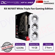 XFX Swift AMD Radeon RX 9070XT White Triple Fan Gaming Edition 16GB GDDR6 Graphics Card