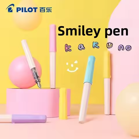 Japanese PILOT KaKuno Smiling Pen FKA-1SR Student Handwriting Practice Writing Smooth Stationery Sch