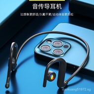 New Bluetooth Headset for Bone Conduction Ear-Mounted Sports Running Wireless Bluetooth Headset with Microphone Non in-Ear Cross-Border