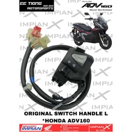 SWITCH HANDLE L ( DIMMER / HORN / WINKER ) *35200-K0W-NA1 FOR HONDA ADV160 ORIGINAL BSH HONDA SPAREP