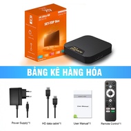 Android TV Box D9S Hỗ Trợ Kiểm Soát Giọng Nói 4K 2G+16GB Việt WiFi 5G Bluetooth