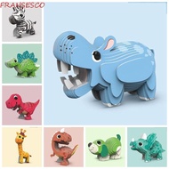FRANCESCO 3D Paper Puzzle Animal Model Toy, Dinosaur Giraffe Animal 3D Paper Puzzle Toy, 3D Paper Pu