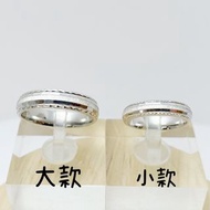 金泰源銀樓 鉑金 白金 pt950 s001 鑽石花 直紋 簡約 戒指 戒子 固定戒圍 女生 女款 男生