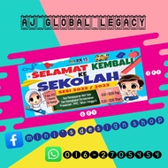 BANNER SELAMAT KEMBALI KE SEKOLAH