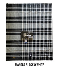 Sarung Tenun Mangga Black White Hitam Putih