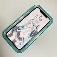 3 in 1 Thick Phone Case for Iphone 15 14 13 12 11 Pro Max Drop-Resistant Iphone15 Transparent Blue X