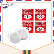 Kalita Round Filter Paper #1 #3 #6 #9 47mm 56mm 60mm 68mm 100pcs for Bialetti Moka Pot / from Korea