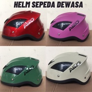 Pastel color women's bicycle helmet, adult folding mountain bicycle helmet, mtb aizo adult bicycle h